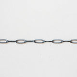 Metal chain on a white background