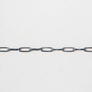 Metal chain on a white background