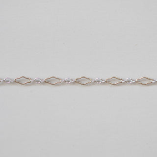 wholesale two tone permanent jewelry chain