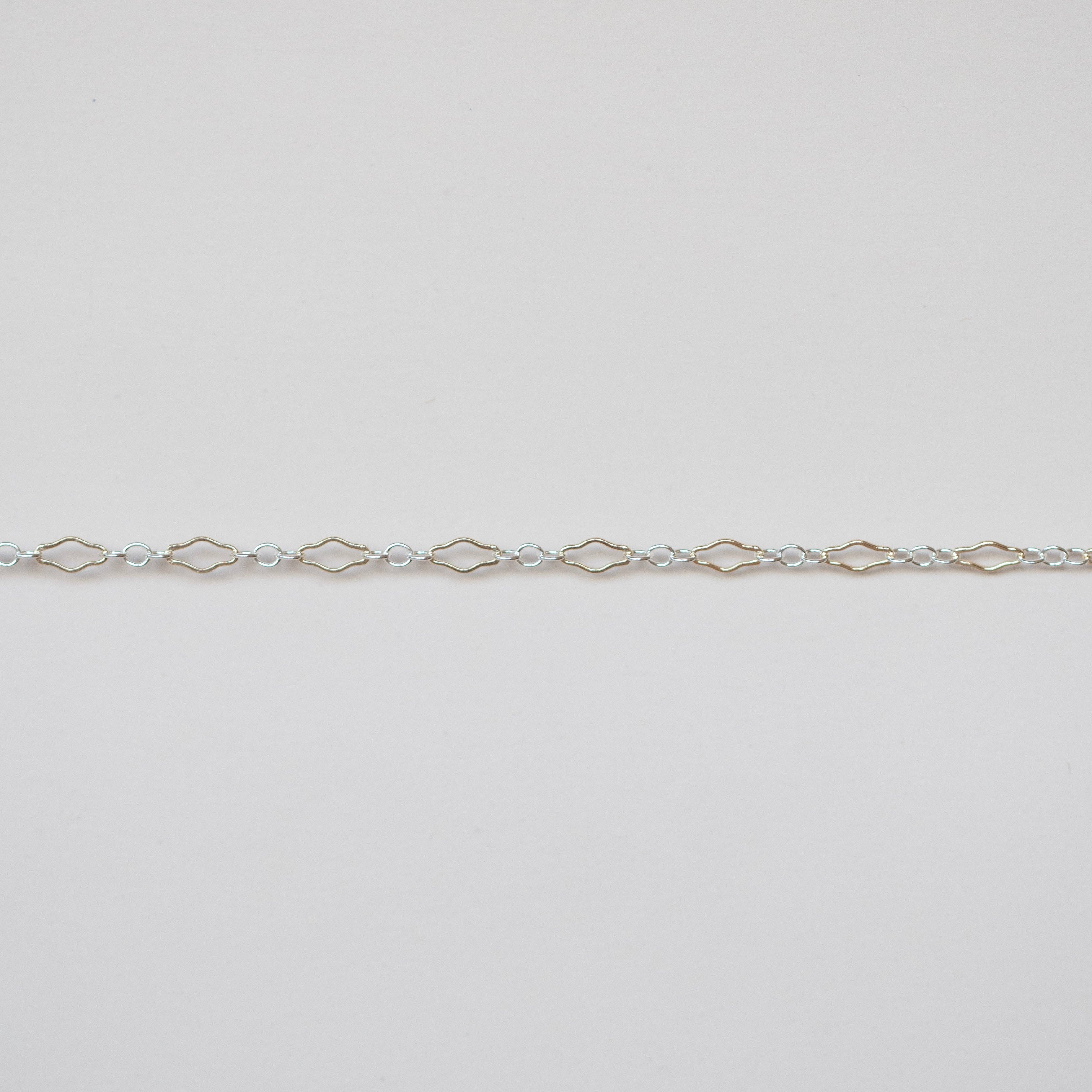 wholesale permanent jewelry chain - two tone