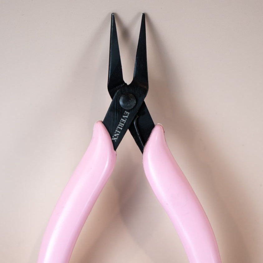 Pink needlenose pliers