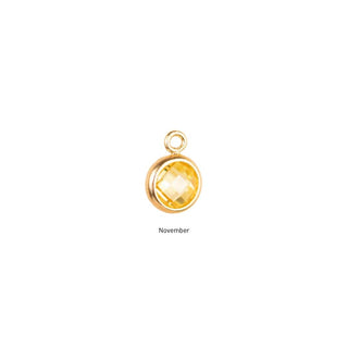 November birthstone charm