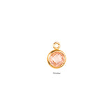 Birthstone Dangle Charms - Gold Filled