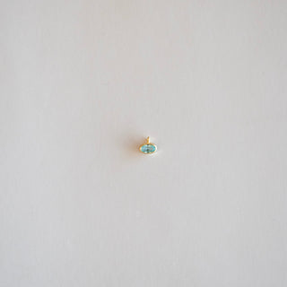 Oval Birthstone - Dangle - Gold Filled