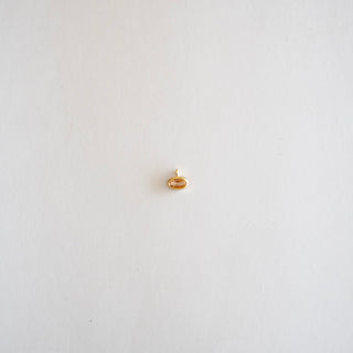 Oval Birthstone - Dangle - Gold Filled
