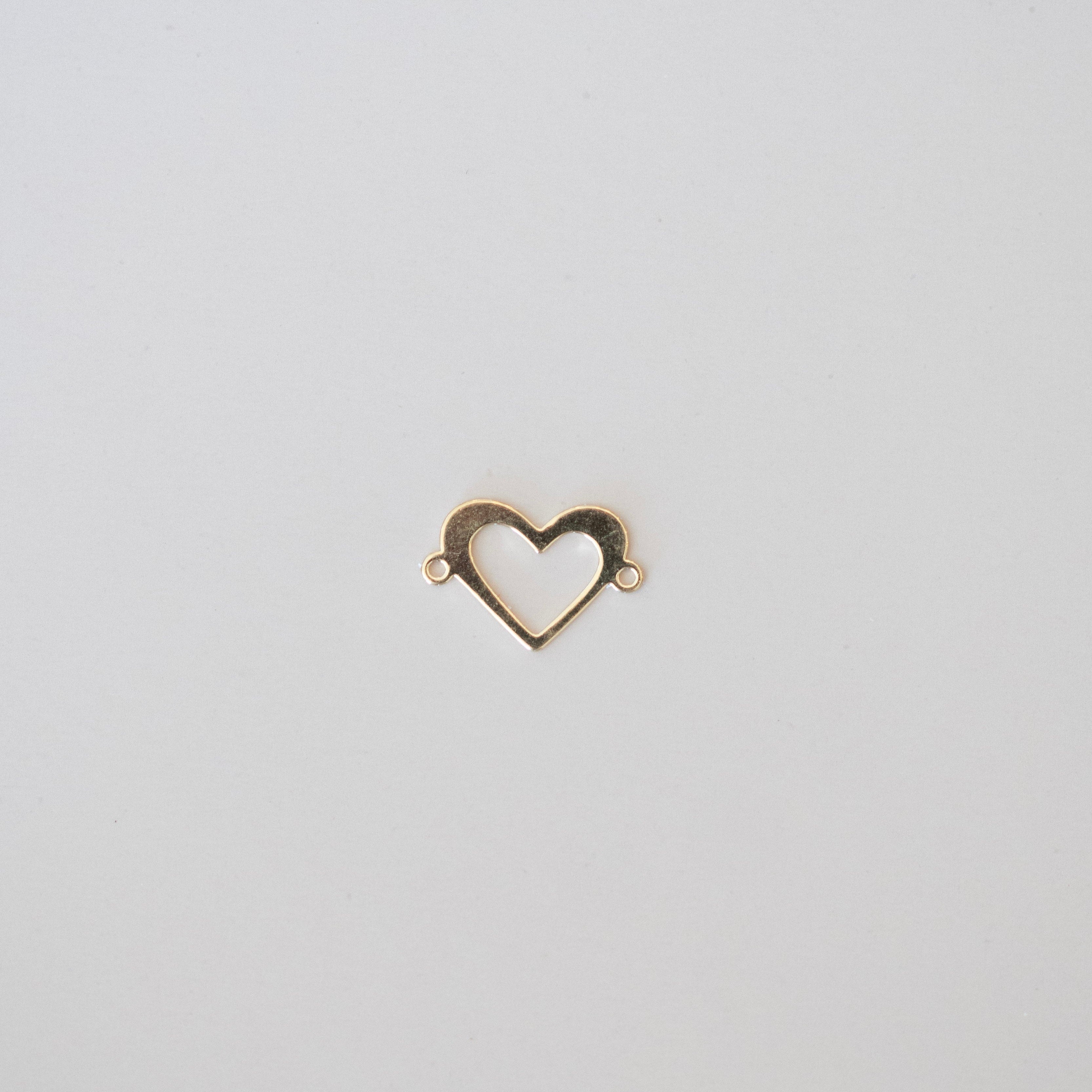 heart charm for permanent jewelry