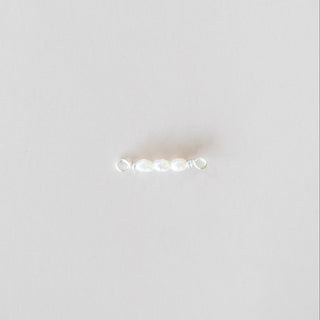 fresh water pearl connector charm for permanent jewelry