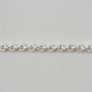 Rounded Cable - Large - Sterling Silver
