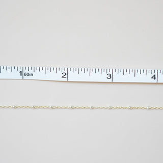 Satellite - Mixed Metal (Gold chain, Silver Beads)