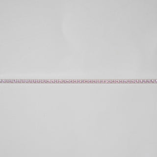 Pink tennis chain for permanent jewelry