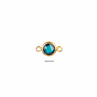September Blue Gemstone Connector