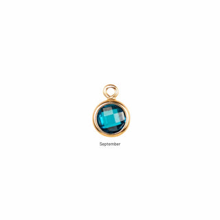 September blue gemstone charm