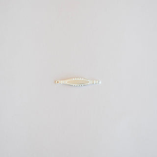 Vintage Name Plate Connector (Engrave-able) - Sterling Silver