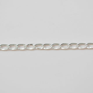 Oval Curb - Extra Large - Sterling Silver