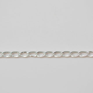 Oval Curb - Extra Large - Sterling Silver