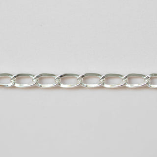 Oval Curb - Extra Large - Sterling Silver