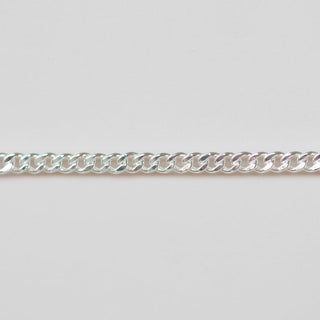 Flat Curb - Extra Large - Sterling Silver
