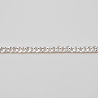 Flat Curb - Extra Large - Sterling Silver