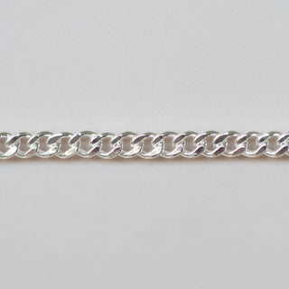Flat Curb - Extra Large - Sterling Silver