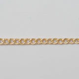 Skip Knurl Curb - Gold Filled