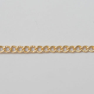 Skip Knurl Curb - Gold Filled