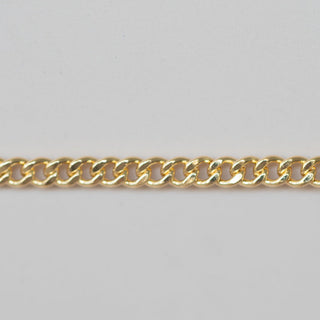 Flat Curb - Extra Large - Gold Filled