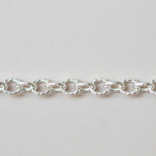 Knurled Cable - Sterling Silver