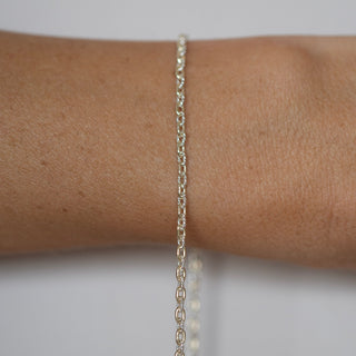 chain on a wrist